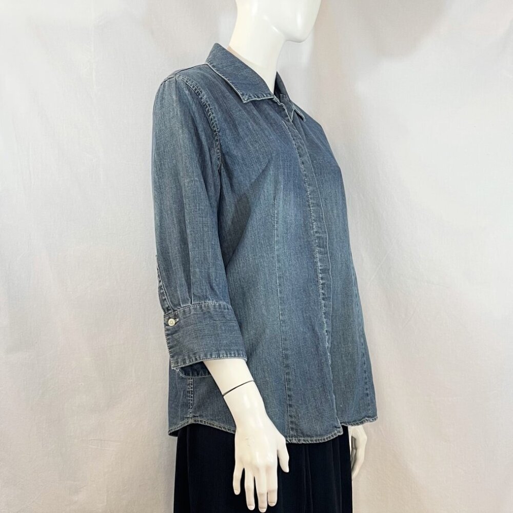 Denim Shirt | Chico's - Picture 7 of 9